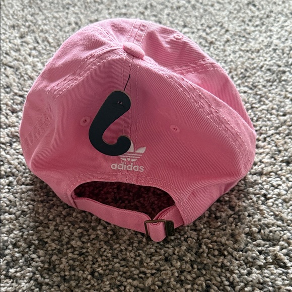 Adidas Women's Pink Cap with White Logo - Picture 2 of 3